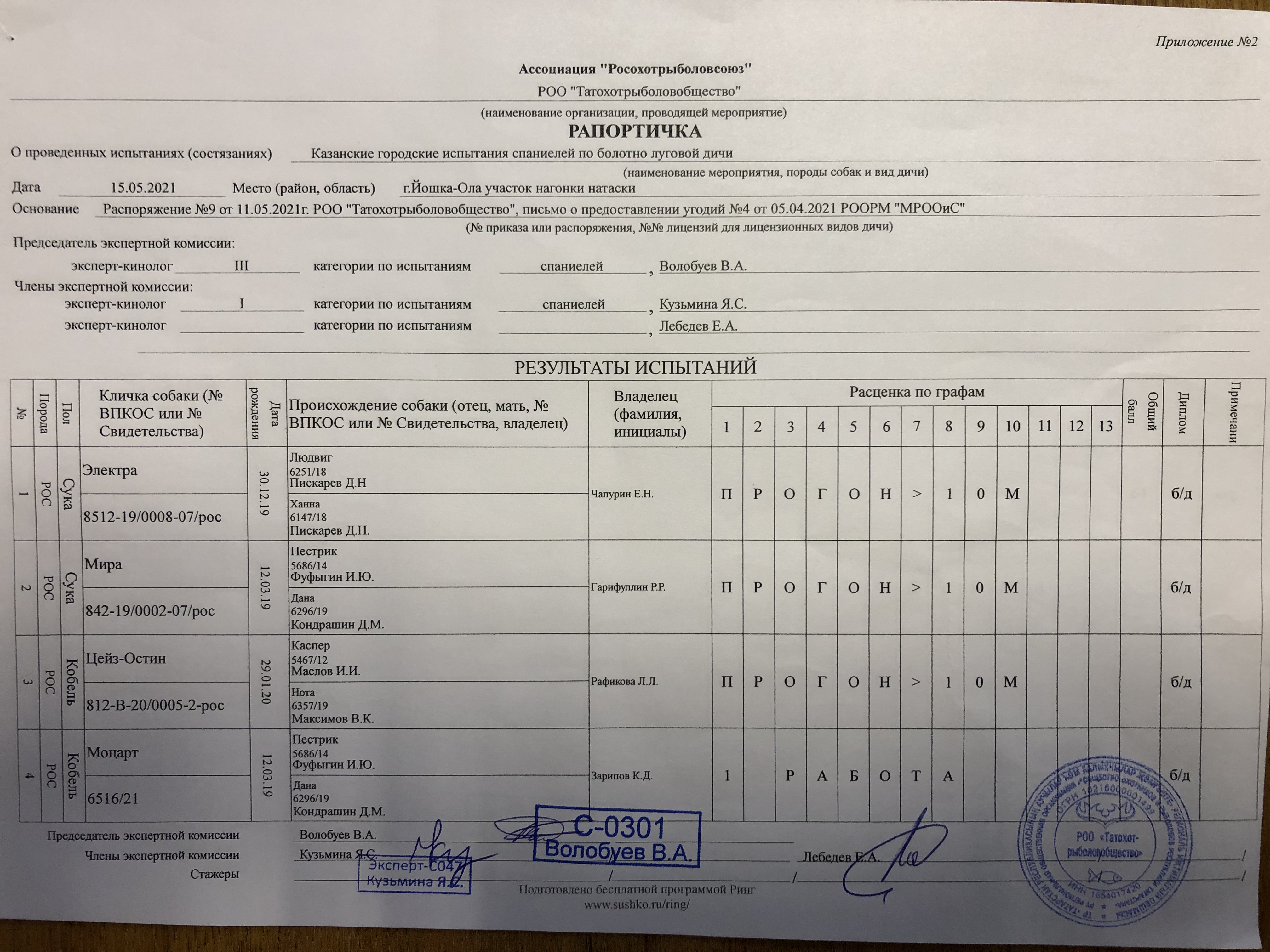 Кассовая рапортичка на билеты образец